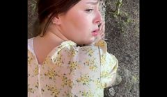 Fuck me hard before some one see us! Beautiful Girlfriend Fucks Me on our FIRST DATE in the Forest