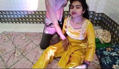 Indian Wife Hot Sex in Yellow Dress & Maroon Top – Real Couple